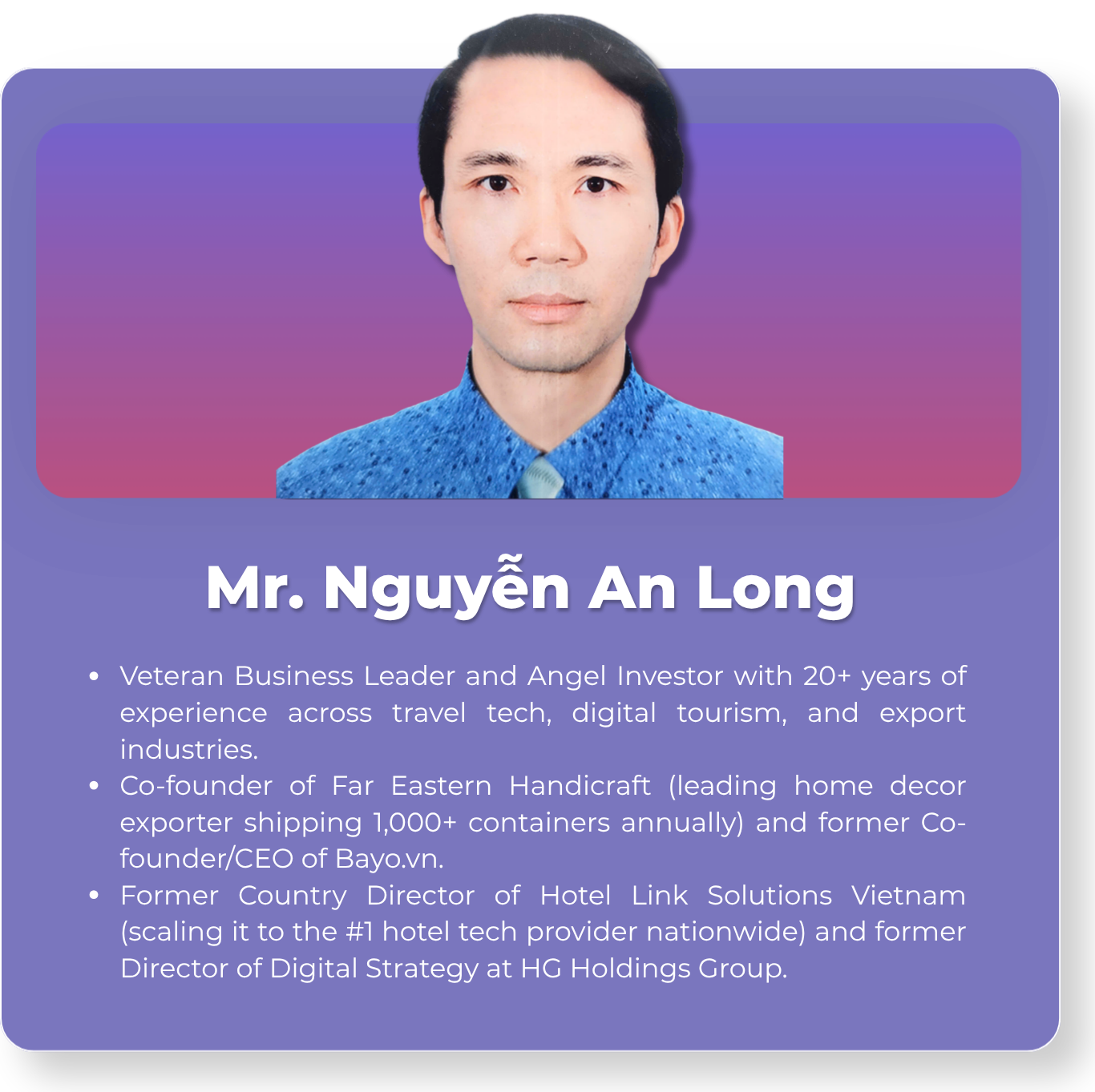Mr. Nguyễn An Long - Board of Mentors